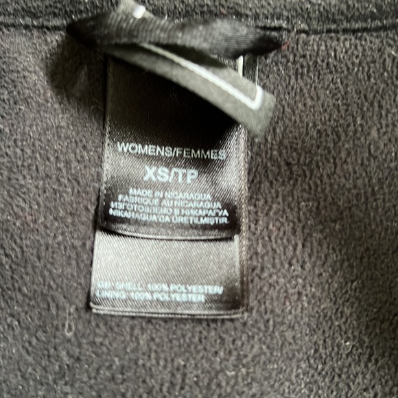 NORTH FACE Womens Black Full Zip Jacket sz XS - Picture 6 of 6